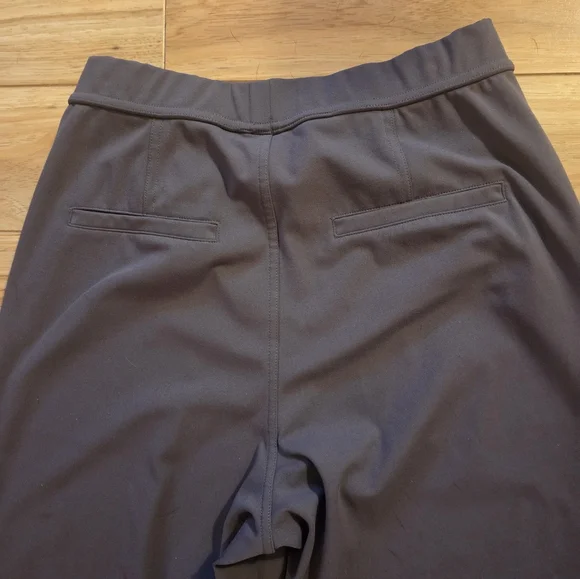 Halara Pleated Wide Leg Pants Womens Brown Pull On Work Comfy - Picture 5 of 7